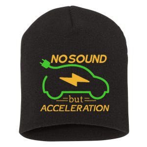 Electric Car Electric Car Acceleration Car Electricity Gift Short Acrylic Beanie