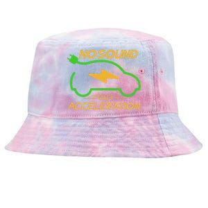 Electric Car Electric Car Acceleration Car Electricity Gift Tie-Dyed Bucket Hat