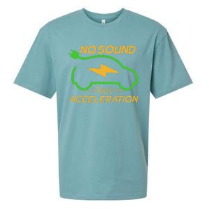 Electric Car Electric Car Acceleration Car Electricity Gift Sueded Cloud Jersey T-Shirt