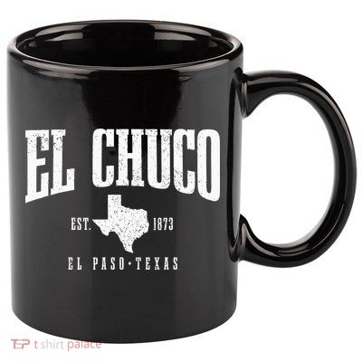 El Chuco El Paso Texas Pride Vintage Est 1873 11oz C Handle Ceramic Mug
