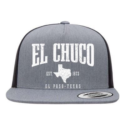 El Chuco El Paso Texas Pride Vintage Est 1873 Flat Bill Trucker Hat