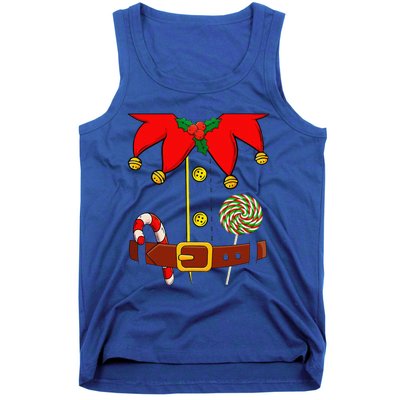 Elf Costume Elves Lover Family Matching Merry Christmas PJS Tank Top