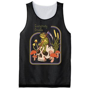 Everybody Croaks Frog Skull Mushroom Everybody Croaks Mesh Reversible Basketball Jersey Tank