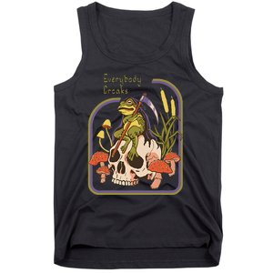 Everybody Croaks Frog Skull Mushroom Everybody Croaks Tank Top