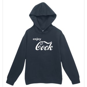 Enjoy Cock Funny Parody Logo Urban Pullover Hoodie