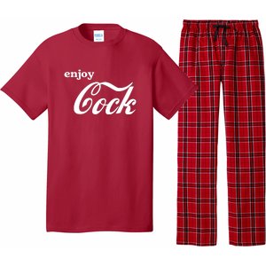 Enjoy Cock Funny Parody Logo Pajama Set