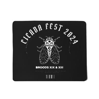 Entomology Cicada Fest 2024 Broods Xix Xiii Cicada Lover Mousepad