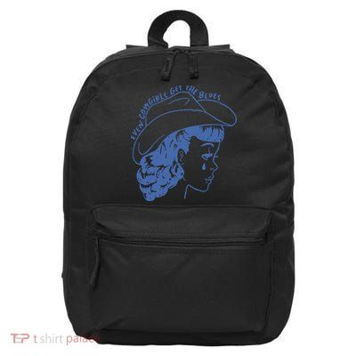 Even Cowgirls Funny Get The Blues Movie Cowgirl Fashion Western 16 in Basic Backpack