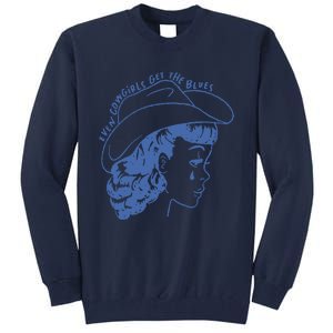 Even Cowgirls Funny Get The Blues Movie Cowgirl Fashion Western Tall Sweatshirt