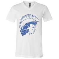 Even Cowgirls Funny Get The Blues Movie Cowgirl Fashion Western V-Neck T-Shirt