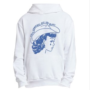 Even Cowgirls Funny Get The Blues Movie Cowgirl Fashion Western Urban Pullover Hoodie