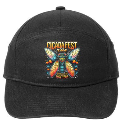 Entomology Cicada Fest 2024 Broods Xix & Xiii Love 7-Panel Snapback Hat