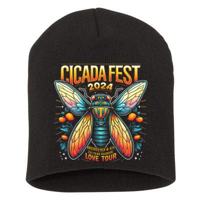 Entomology Cicada Fest 2024 Broods Xix & Xiii Love Short Acrylic Beanie