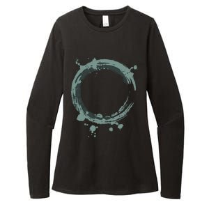 Enso Circle Funny Gift Zen Circle Funny Gift Buddhism Yoga Spiritual Karma Gift Womens CVC Long Sleeve Shirt