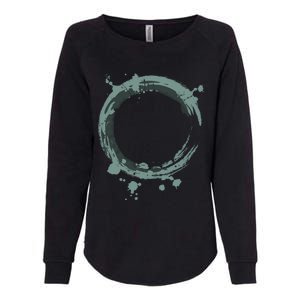 Enso Circle Funny Gift Zen Circle Funny Gift Buddhism Yoga Spiritual Karma Gift Womens California Wash Sweatshirt