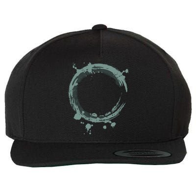 Enso Circle Funny Gift Zen Circle Funny Gift Buddhism Yoga Spiritual Karma Gift Wool Snapback Cap