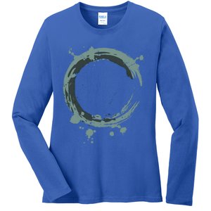 Enso Circle Funny Gift Zen Circle Funny Gift Buddhism Yoga Spiritual Karma Gift Ladies Long Sleeve Shirt