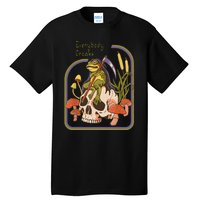 Everybody Croaks Frog Skull Mushroom Everybody Croak Tall T-Shirt