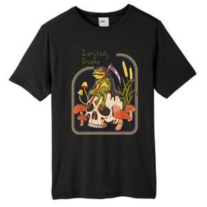 Everybody Croaks Frog Skull Mushroom Everybody Croak Tall Fusion ChromaSoft Performance T-Shirt