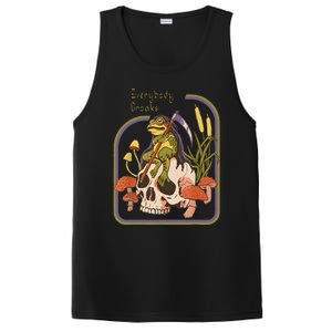 Everybody Croaks Frog Skull Mushroom Everybody Croak PosiCharge Competitor Tank