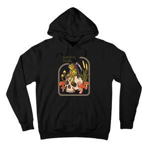 Everybody Croaks Frog Skull Mushroom Everybody Croak Tall Hoodie