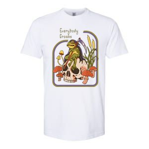 Everybody Croaks Frog Skull Mushroom Everybody Croak Softstyle CVC T-Shirt