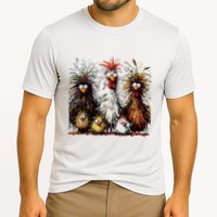 Eagerlys Colorful Funny Chicken Art Performance Shirt