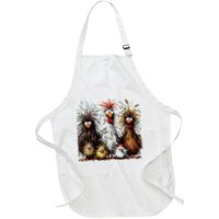 Eagerlys Colorful Funny Chicken Art Apron