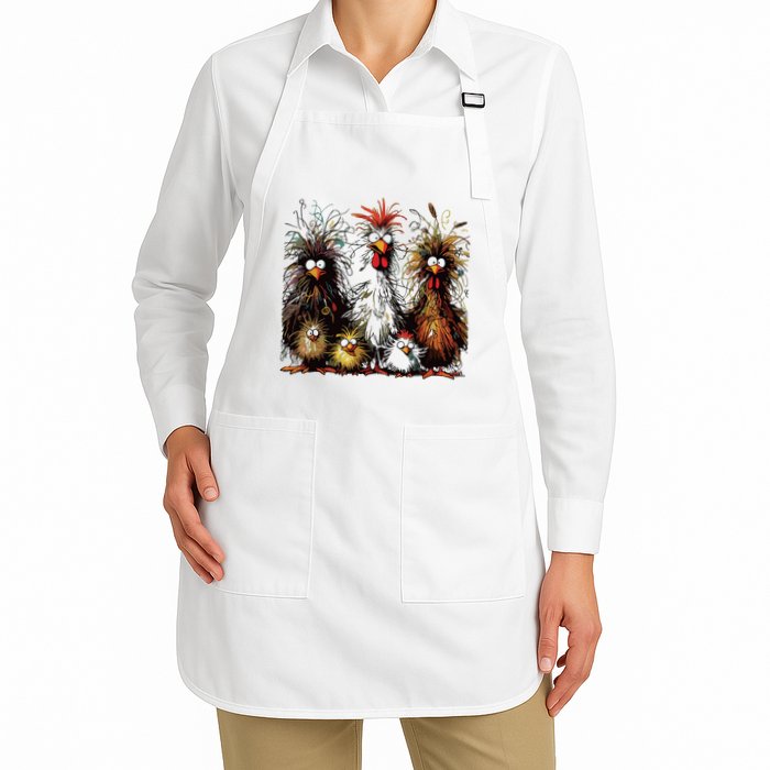 Eagerlys Colorful Funny Chicken Art Apron
