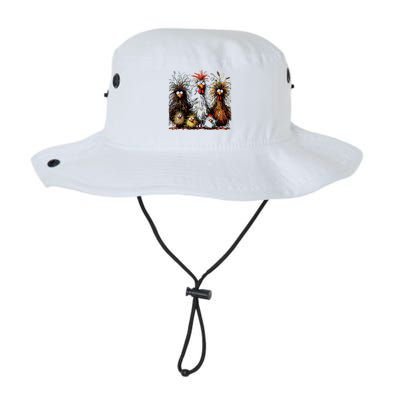 Eagerlys Colorful Funny Chicken Art Bucket Hat