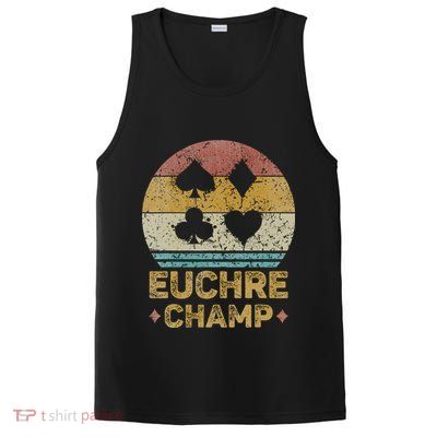 Euchre Champ Funny Vintage Euchre Board Game PosiCharge Competitor Tank