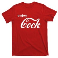 Enjoy Cock Funny Parody Logo Gift T-Shirt