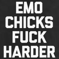 Emo Chicks Fuck Harder Funny Saying Sarcastic Music Emo Adult Drive Performance Visor