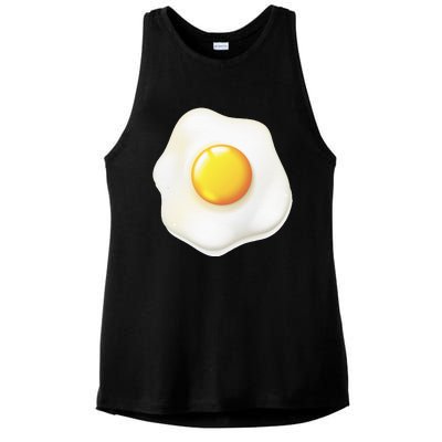 Egg Costume Funny Christmas Halloween Egg Ladies PosiCharge Tri-Blend Wicking Tank