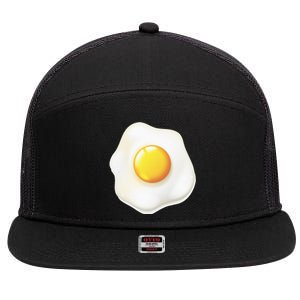 Egg Costume Funny Christmas Halloween Egg 7 Panel Mesh Trucker Snapback Hat