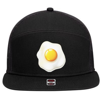 Egg Costume Funny Christmas Halloween Egg 7 Panel Mesh Trucker Snapback Hat