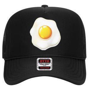 Egg Costume Funny Christmas Halloween Egg High Crown Mesh Back Trucker Hat