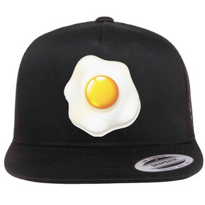 Egg Costume Funny Christmas Halloween Egg Flat Bill Trucker Hat