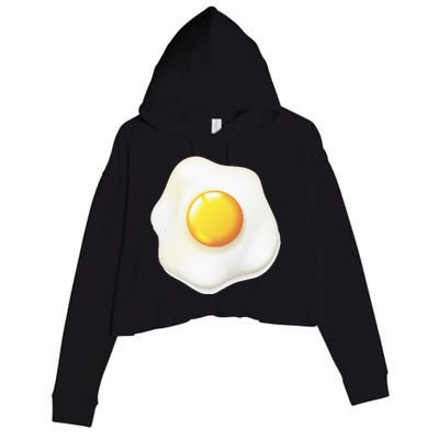 Egg Costume Funny Christmas Halloween Egg Crop Fleece Hoodie