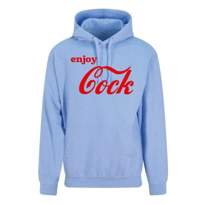 Enjoy Cock Funny Parody Logo Gift Unisex Surf Hoodie