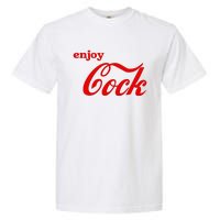 Enjoy Cock Funny Parody Logo Gift Garment-Dyed Heavyweight T-Shirt