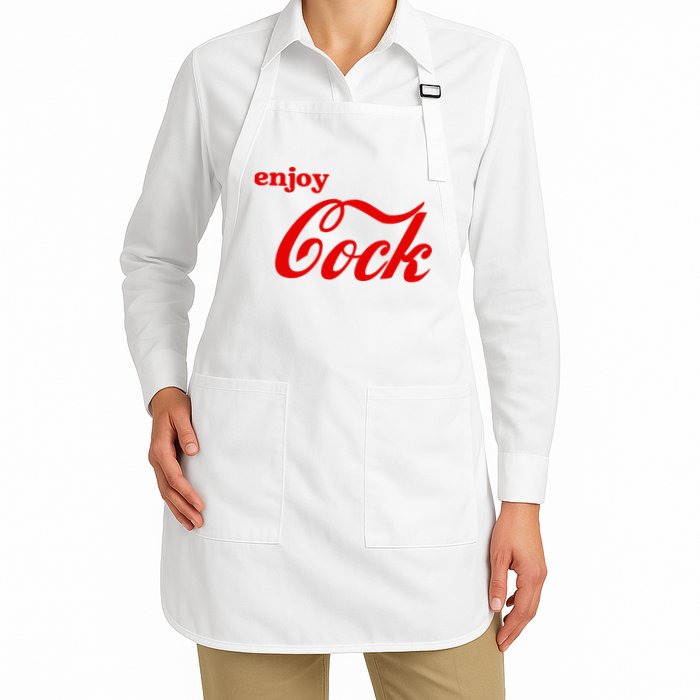 Enjoy Cock Funny Parody Logo Gift Apron