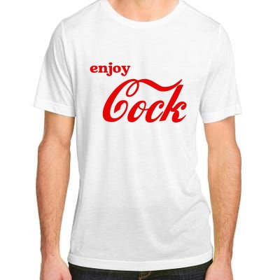 Enjoy Cock Funny Parody Logo Gift Adult ChromaSoft Performance T-Shirt