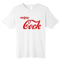 Enjoy Cock Funny Parody Logo Gift Tall Fusion ChromaSoft Performance T-Shirt