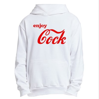 Enjoy Cock Funny Parody Logo Gift Urban Pullover Hoodie