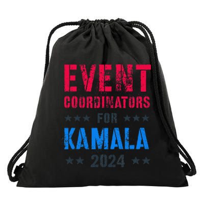 Event Coordinators For Kamala 2024 Election Joyful Warrior Drawstring Bag