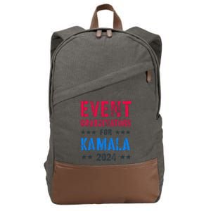 Event Coordinators For Kamala 2024 Election Joyful Warrior Cotton Canvas Backpack