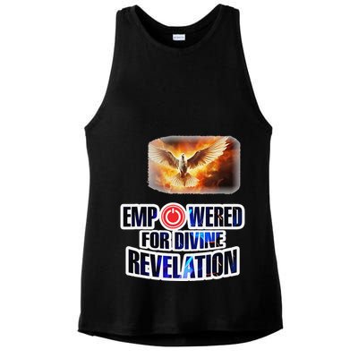 Empowered Christian For Divine Revelation Christian Ladies PosiCharge Tri-Blend Wicking Tank