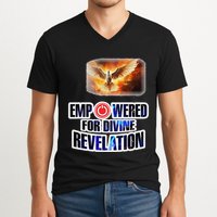 Empowered Christian For Divine Revelation Christian V-Neck T-Shirt