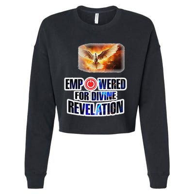 Empowered Christian For Divine Revelation Christian Cropped Pullover Crew